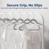 imageSereneLife 100Pack Velvet Hangers  Slim NonSlip Design with Swivel Hook  HeavyDuty Closet Organizer for Shirts Pants ampamp Dresses  Lightweight SpaceSaving Storage Solution  BlackGray