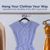 imageSereneLife 100Pack Velvet Hangers  Slim NonSlip Design with Swivel Hook  HeavyDuty Closet Organizer for Shirts Pants ampamp Dresses  Lightweight SpaceSaving Storage Solution  BlackBlack