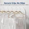 imageSereneLife 100Pack Velvet Hangers  Slim NonSlip Design with Swivel Hook  HeavyDuty Closet Organizer for Shirts Pants ampamp Dresses  Lightweight SpaceSaving Storage Solution  BlackIvory