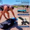 imageSereneLife 14 Inflatable Stand Up Paddle Board for Racing  28 Narrow Design for Expert Paddlers with NonSlip EVA Deck Pad Includes Premium SUP Accessories and GoPro Mount for Youth and Adults