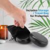 imageSereneLife 2 Pcs Large Massage Stones  Includes Traveling Bag and Small Brown Box Melt Away Stress to Soothe Muscle Tension Soreness Stiffness Travel Bag for Protection