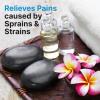 imageSereneLife 2 Pcs Large Massage Stones  Includes Traveling Bag and Small Brown Box Melt Away Stress to Soothe Muscle Tension Soreness Stiffness Travel Bag for Protection