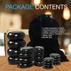 imageSereneLife 20 Pc Hot Massage Stone Set  Heated Stones with Traveling BagSmall Brown Box Smooth ampamp Sculpted Round Basalt Rock Relieves Pains Caused by Sprains ampamp Strains