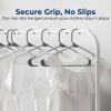 imageSereneLife 20Pack Plastic Hangers NonSlip SpaceSaving Closet Organizers Durable and Strong for Shirts Sweaters Hoodies Kids Clothes ampamp Dresses UltraThin LightweightGray