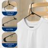 imageSereneLife 20Pack Plastic Hangers NonSlip SpaceSaving Closet Organizers Durable and Strong for Shirts Sweaters Hoodies Kids Clothes ampamp Dresses UltraThin LightweightBlack