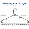 imageSereneLife 20Pack Plastic Hangers NonSlip SpaceSaving Closet Organizers Durable and Strong for Shirts Sweaters Hoodies Kids Clothes ampamp Dresses UltraThin LightweightGray