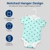 imageSereneLife 40 Pack Plastic Kids Hangers  NonSlip ampamp SpaceSaving for Infant Toddler ampamp Newborn Clothing Durable Baby Hangers for Closets Organizing Clothes BlueWhite