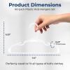 imageSereneLife 40 Pack Plastic Kids Hangers  NonSlip ampamp SpaceSaving for Infant Toddler ampamp Newborn Clothing Durable Baby Hangers for Closets Organizing Clothes BlueWhite