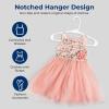 imageSereneLife 40 Pack Plastic Kids Hangers  NonSlip ampamp SpaceSaving for Infant Toddler ampamp Newborn Clothing Durable Baby Hangers for Closets Organizing Clothes BlueWhite