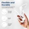 imageSereneLife 40 Pack Plastic Kids Hangers  NonSlip ampamp SpaceSaving for Infant Toddler ampamp Newborn Clothing Durable Baby Hangers for Closets Organizing Clothes BlueWhite