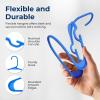 imageSereneLife 40 Pack Plastic Kids Hangers  NonSlip ampamp SpaceSaving for Infant Toddler ampamp Newborn Clothing Durable Baby Hangers for Closets Organizing Clothes BlueBlue
