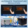 imageSereneLife 79Gallon Cold Plunge Chiller  13 HP UltraQuiet Aquarium Hydroponics ampamp Fish Tank Cooling System with Titanium Coils Precision Temperature Control ampamp OneTouch Operation600W 13HP
