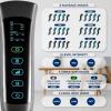 imageSereneLife Air Compression Leg Massager Full Leg Massager with Heat and Compression Portable and Adjustable with 6 Modes 3 Vibrations 3 Intensities 11 Airbags for Thigh Calf Foot MassageFull Leg  Black