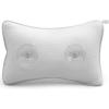 imageSereneLife Bath Pillow  Comfortable Tub Pillow with 4D Mesh ampamp Suction Cups  QuickDrying Breathable ampamp Thick Cushioned Fits Standard Tubs Supports Neck ampamp Spine Works with SereneLife Massage Mats