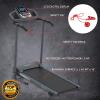 imageSereneLife Electric Folding Treadmill Exercise Machine  Smart Compact Digital Fitness Treadmill Workout Trainer wBluetooth App Sync Manual Incline Adjustment for Walking Running GymBLACK