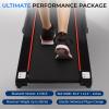 imageSereneLife Electric Folding Treadmill Exercise Machine  Smart Compact Digital Fitness Treadmill Workout Trainer wBluetooth App Sync Manual Incline Adjustment for Walking Running GymBLACK