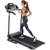 imageSereneLife Electric Folding Treadmill Exercise Machine  Smart Compact Digital Fitness Treadmill Workout Trainer wBluetooth App Sync Manual Incline Adjustment for Walking Running GymBLACK