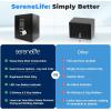 imageSereneLife Electronic Large Digital Safe Box  138 Cubic FT Durable Design UserFriendly Keypad Alarm System Hidden Keyhole Money ampamp Firearm Safebox for Home ampamp Office  1496 x1259 x 1771