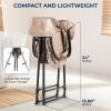 imageSereneLife Foldable Dog Bath Tub with Adjustable Height 360 Access Drain Hose ampamp Storage Pockets  130 lb Capacity Grooming Station for IndoorOutdoor Use BeigeBeige
