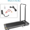 imageSereneLife Folding Digital Display Electric Treadmill  Fitness Training Cardio Equipment for Home Workouts Jogging Walking Exercise  Compact Minimal Profile Running Belt