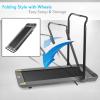 imageSereneLife Folding Digital Display Electric Treadmill  Fitness Training Cardio Equipment for Home Workouts Jogging Walking Exercise  Compact Minimal Profile Running Belt