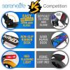 imageSereneLife Kick Scooter Adult Teenagers Kids 2 Wheel Kids Scooter with Adjustable TBar Handlebar  Alloy AntiSlip Deck  Portable Folding Scooters for Kids with Carrying StrapLeopard