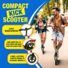 imageSereneLife Kick Scooter Adult Teenagers Kids 2 Wheel Kids Scooter with Adjustable TBar Handlebar  Alloy AntiSlip Deck  Portable Folding Scooters for Kids with Carrying StrapCamouflage