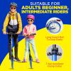 imageSereneLife Kick Scooter Adult Teenagers Kids 2 Wheel Kids Scooter with Adjustable TBar Handlebar  Alloy AntiSlip Deck  Portable Folding Scooters for Kids with Carrying Strap  Adult Blue