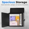 imageSereneLife Outdoor Wall Mailbox  046 Cubic FT Locking Mailbox  Easy Installation Secure Lock Mechanism  Ideal for Residential or Commercial Use  Wall Mountable 1377quot x 452quot x 1299  BlackBlack