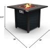 imageSereneLife Portable Outdoor Fire Pit  2in1 Steel BBQ Grill and 26quot Wood Burning Fire Pit Bowl with Mesh Spark Screen Log Grate Fire Poker and Cover for Camping Picnic BonfiresTable Top