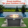 imageSereneLife Portable Outdoor Fire Pit  2in1 Steel BBQ Grill and 26quot Wood Burning Fire Pit Bowl with Mesh Spark Screen Log Grate Fire Poker and Cover for Camping Picnic BonfiresClassic