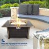 imageSereneLife Portable Outdoor Fire Pit  2in1 Steel BBQ Grill and 26quot Wood Burning Fire Pit Bowl with Mesh Spark Screen Log Grate Fire Poker and Cover for Camping Picnic BonfiresPeak Glow
