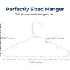 imageSereneLife Premium 10 Pack Plastic Hangers Lightweight Durable Space Saving Clothes Organizers Suitable for Shirts Sweaters Hoodies Dresses Kids Clothes Good for Home Organization PurpleWhite