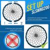 imageSereneLife SLSWNG200 Spider SwingNetted Webbed Seat for Grip and ComfortHanging Tree Circular Flying Saucer with Ropes and StrapsSafe Durable Max Weight 600lbs Standard