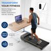 imageSereneLife Walking Pad Treadmill with Remote Control 06  87 MPH Smart Speed Control Walking Mat Under Desk Treadmill for Home Office Shock Absorption App Support 265lbs Limit50MPH  4921