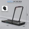 imageSereneLife Walking Pad Treadmill with Remote Control 06  87 MPH Smart Speed Control Walking Mat Under Desk Treadmill for Home Office Shock Absorption App Support 265lbs Limit76MPH  5326