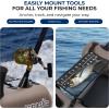 imageSerenelife Inflatable Fishing Float Tube  PVC Belly Boat for Angling with Fishing Rod Holders 2 Waterproof Storage Pockets Fish Ruler 220 lbs Capacity