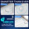 imageSmart Robot Vacuum and Mop Combo App Control 3 Cleaning Modes AntiFall Sensors MultiSurface Cleaning SelfCharging 700Pa Suction Ideal for Pet Hair Soft and Hard Floors BlackWhite