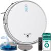imageSmart Robot Vacuum and Mop Combo App Control 3 Cleaning Modes AntiFall Sensors MultiSurface Cleaning SelfCharging 700Pa Suction Ideal for Pet Hair Soft and Hard Floors BlackWhite