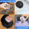 imageSmart Robot Vacuum and Mop Combo App Control 3 Cleaning Modes AntiFall Sensors MultiSurface Cleaning SelfCharging 700Pa Suction Ideal for Pet Hair Soft and Hard Floors BlackBlack