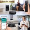 imageSmart Robot Vacuum and Mop Combo App Control 3 Cleaning Modes AntiFall Sensors MultiSurface Cleaning SelfCharging 700Pa Suction Ideal for Pet Hair Soft and Hard Floors BlackBlack