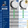 imageSmart Robot Vacuum and Mop Combo App Control 3 Cleaning Modes AntiFall Sensors MultiSurface Cleaning SelfCharging 700Pa Suction Ideal for Pet Hair Soft and Hard Floors BlackBlack