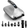 imageSereneLife Electric Paddle Board Pump  Portable 20 PSI DualStage Air Compressor for Super Fast Inflation and Deflation AutoOff LCD Display and 12V Car Connector  for SUP Boats ampamp Inflatables