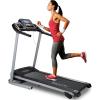 imageSereneLife Folding Treadmill Exercise Running Machine  Electric Motorized Running Exercise EquipmentBlack
