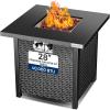 imageSereneLife Portable Outdoor Fire Pit  2in1 Steel BBQ Grill and 26quot Wood Burning Fire Pit Bowl with Mesh Spark Screen Log Grate Fire Poker and Cover for Camping Picnic BonfiresUrban Retreat