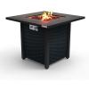 imageSereneLife Portable Outdoor Fire Pit  2in1 Steel BBQ Grill and 26quot Wood Burning Fire Pit Bowl with Mesh Spark Screen Log Grate Fire Poker and Cover for Camping Picnic BonfiresTable Top