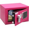 imageSereneLife Premium Steel Digital Safe Box  91quot x 67quot x 67quot  Secure Storage for Cash Firearms ampamp Jewelry  Great For Hotels Cabinets ampamp Home Use  Electronic ampamp Mechanical Access  2 Keys  BluePink