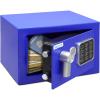 imageSereneLife Premium Steel Digital Safe Box  91quot x 67quot x 67quot  Secure Storage for Cash Firearms ampamp Jewelry  Great For Hotels Cabinets ampamp Home Use  Electronic ampamp Mechanical Access  2 Keys  BlueBlue