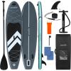 imageSereneLife UltraLight Inflatable Stand Up Paddle Board with Premium SUP Accessories  Extra Wide Stable Design with NonSlip EVA Deck Pad for Youth and Adults of All Skill Levels  350 lbs Capacity106