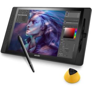 imageSereneLife Graphic Tablet with Passive Pen  156quot FullLaminated Technology Art Monitor w 8192 Pressure Levels BatteryFree Stylus  Digital Drawing Online Teaching Design  for MAC Windows OS15 inch